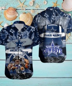 Dallas Cowboys NFL Hawaiian shirt Custom Name Summer Gift