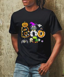 Boo Creepy Owl Pumpkin Ghost Halloween Men Women Kids T Shirt