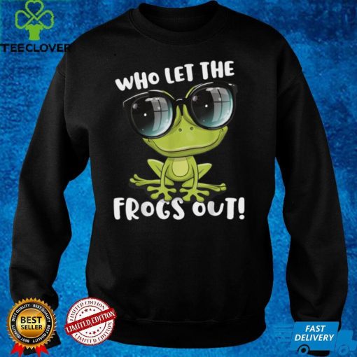 Funny Passover Who Let the Frogs Out Shirt Jewish Seder T Shirt