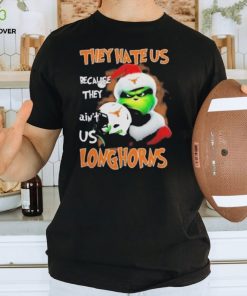 Santa Grinch Christmas They Hate Us Because Ain’t Us Texas Longhorns Shirt