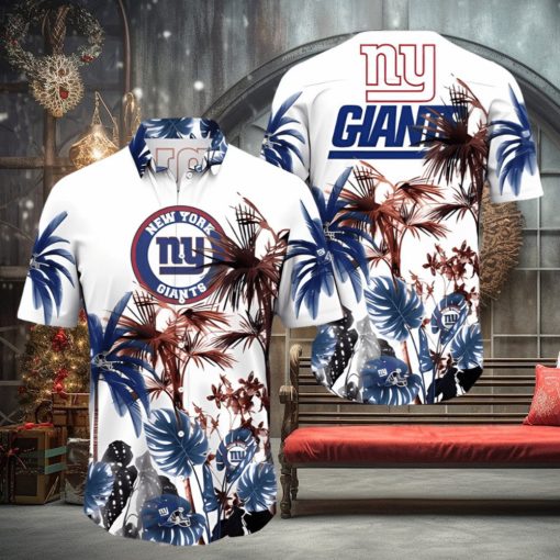 NFL New York Giants Hawaii Shirt Palm Tree Aloha Shirt For Fans