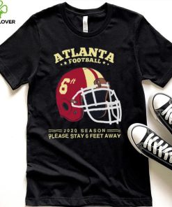 2020 NFL Atlanta Falcons Spirit Stay 6ft Away Atlanta Falcons T Shirt