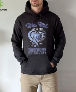 This Girl Loves Her Heart Memphis Grizzlies Shirt
