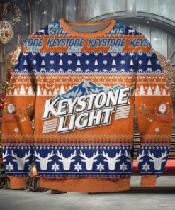 Keystone Light Beer Ugly Christmas Sweater
