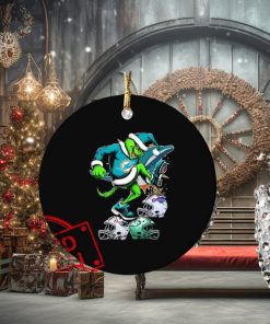 The Grinch Miami Dolphins Stomp On NFL Teams Christmas Ornament