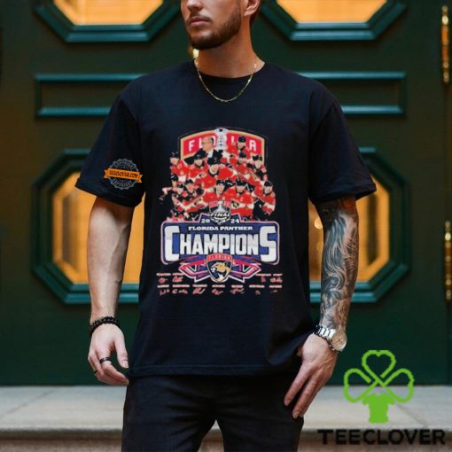 NHL Florida Panthers Stanley Cup Final 2024 Champions T Shirt