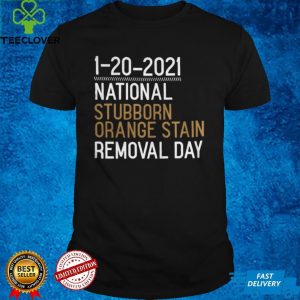 1 20 2021 National Stubborn Orange Stain Removal Day hoodie, sweater, longsleeve, shirt v-neck, t-shirt