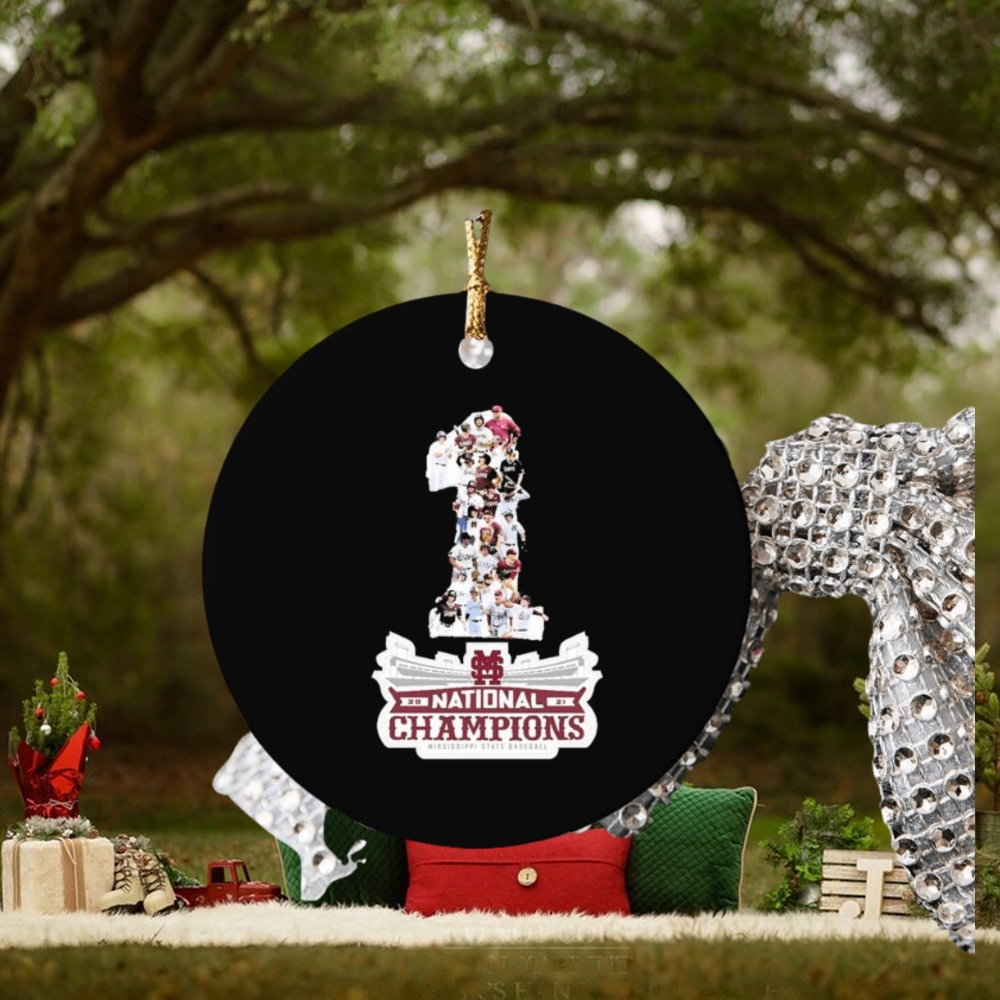 1 National Champions Mississippi State Baseball Ornament Christmas 1 National Champions Mississippi State Baseball Ornament Christmas
