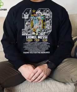 10 Lionel Messi 1000 Games 789 Goals 338 Assists thank You for them memoirs signature shirt