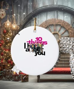 10 Things I Hate About You Cast Art Orrnament Christmas