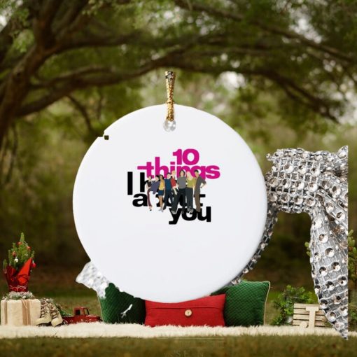 10 Things I Hate About You Cast Art Orrnament Christmas