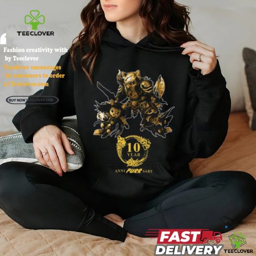 10 Year Anni Purr Sary 2024 Limited Shirt