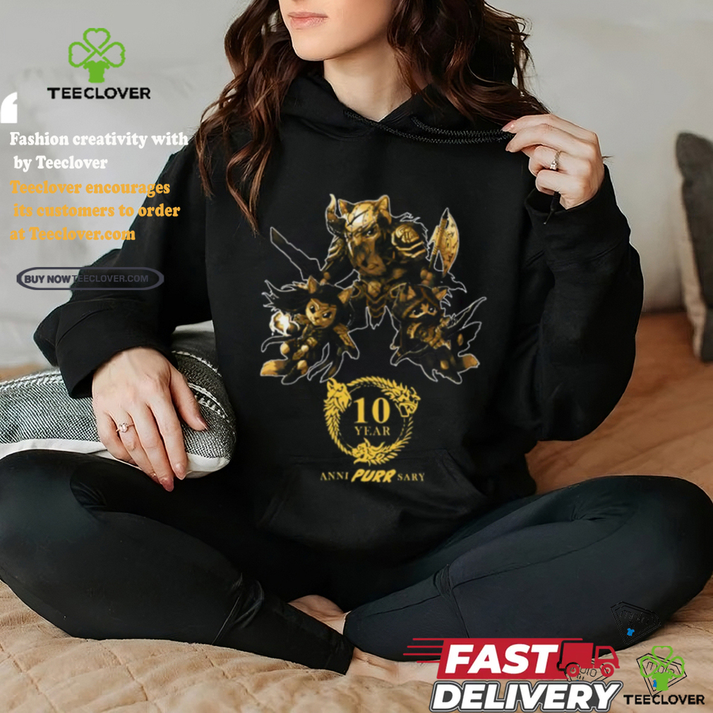 10 Year Anni Purr Sary 2024 Limited Shirt 10 Year Anni Purr Sary 2024 Limited Shirt