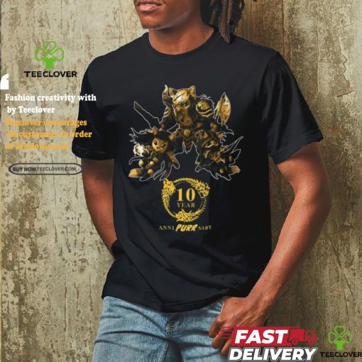 10 Year Anni Purr Sary 2024 Limited Shirt