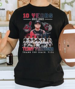 10 Years 2013 2023 Terry Francona Thank You Coach, Tito Classic T Shirt