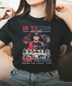 10 Years 2013 2023 Terry Francona Thank You Coach, Tito Classic T Shirt