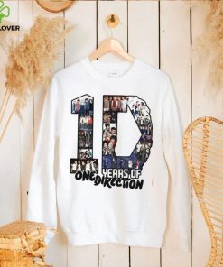10 Years Of 1 D One Direction Unisex T Shirt