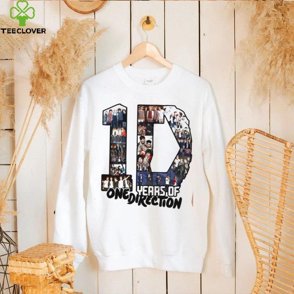 10 Years Of 1 D One Direction Unisex T Shirt