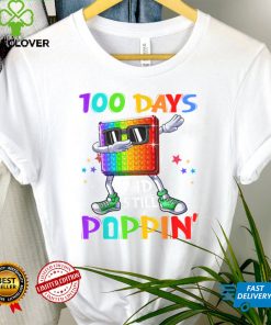 100 Days Of School And Still Poppin Fidget 100 Days Smarter T Shirt