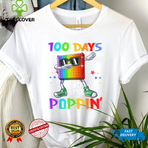 100 Days Of School And Still Poppin Fidget 100 Days Smarter T Shirt