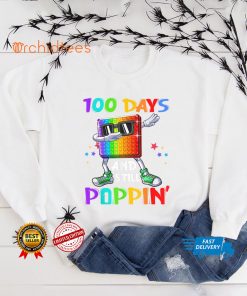 100 Days Of School And Still Poppin Fidget 100 Days Smarter T Shirt