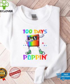100 Days Of School And Still Poppin Fidget 100 Days Smarter T Shirt