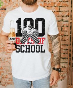 100 Days Of School Ice Hockey Sport Student Teacher Shirt 3 100 Days Of School Ice Hockey Sport Student Teacher Shirt