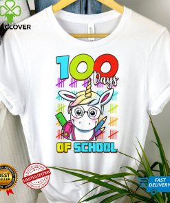 100 Days Of School Shirt Unicorn 100 Days Smarter 100th Day T Shirt