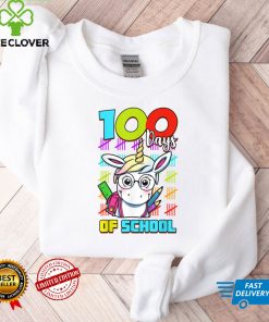 100 Days Of School Shirt Unicorn 100 Days Smarter 100th Day T Shirt