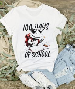 100 Days Of School T Rex With Glasses Shirt