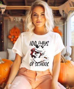 100 Days Of School T Rex With Glasses Shirt