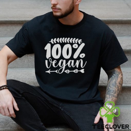 100% Vegan Shirt Unisex Hoodie