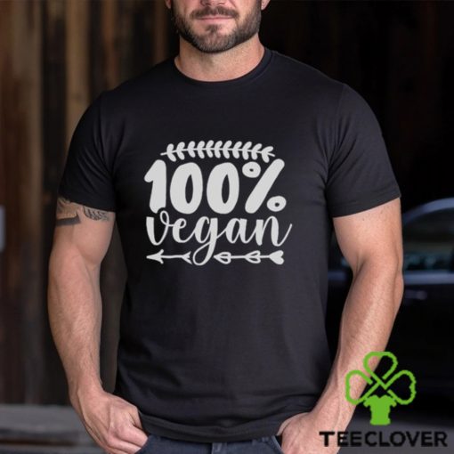 100% Vegan Shirt Unisex Hoodie