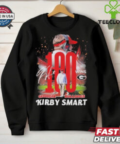 100 Wins With Kirby Smart Georgia Bulldogs Shirt