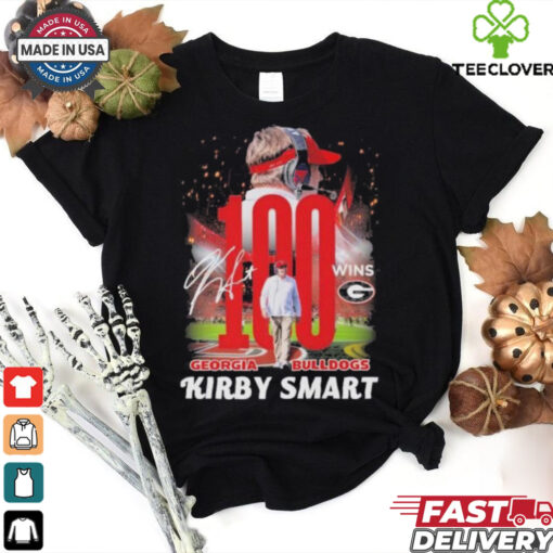 100 Wins With Kirby Smart Georgia Bulldogs Shirt