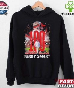 100 Wins With Kirby Smart Georgia Bulldogs Shirt