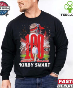 100 Wins With Kirby Smart Georgia Bulldogs Shirt