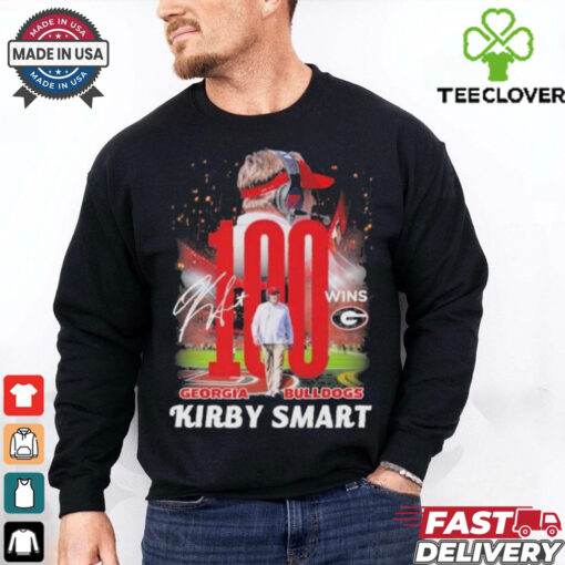 100 Wins With Kirby Smart Georgia Bulldogs Shirt