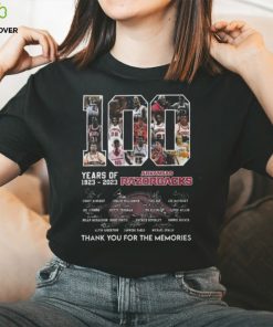 100 Years Of 1923 – 2023 Arkansas Razorbacks Thank You For The Memories T Shirt