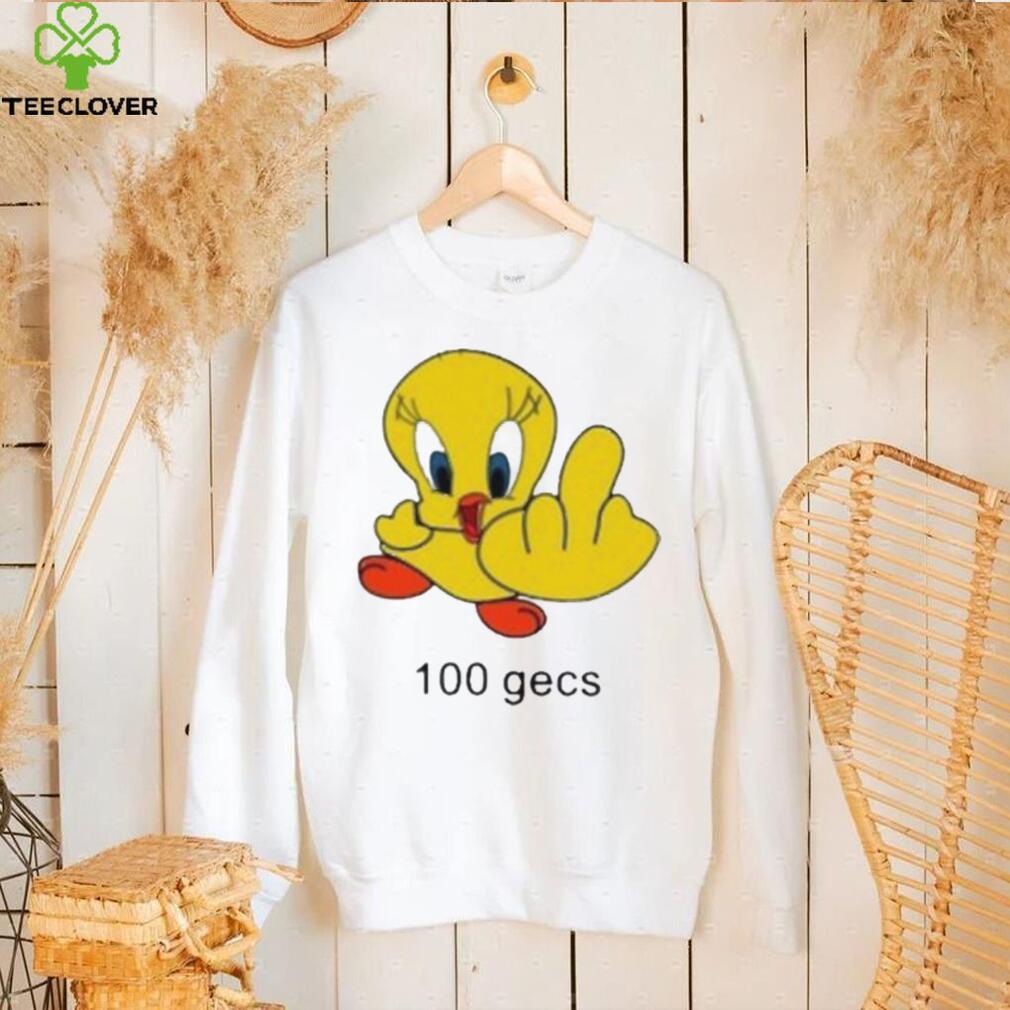 100 gecs Little Bird Middle Finger shirt 100 gecs Little Bird Middle Finger shirt