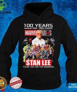100 years 1922 2022 Marvel Studios Stan Lee thank you for the memories signatures T shirt