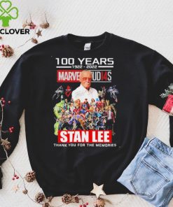 100 years 1922 2022 Marvel Studios Stan Lee thank you for the memories signatures T shirt