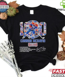 1000 Points Connor Mcdavid Edmonton Hockey Signature Shirt