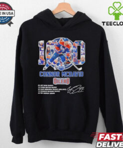 1000 Points Connor Mcdavid Edmonton Hockey Signature Shirt