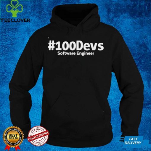 100devs software engineer shirt