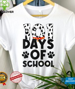 101 Days Of School Today Tee Funny Pet Lover Dalmatian T Shirt