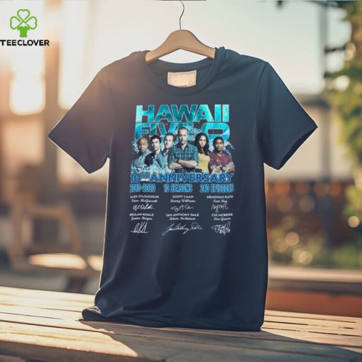 10th Anniversary Of Hawaii Five 0 Thank You For The Memories The Movie With A Young And Loving Cast Unisex Thoodie, sweater, longsleeve, shirt v-neck, t-shirt