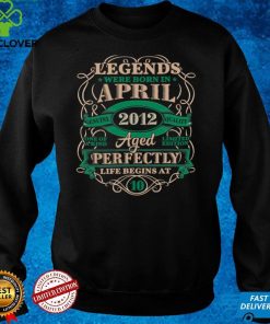 10th Birthday Gift For Legends Born April 2012 10 Years Old Sweatshirt