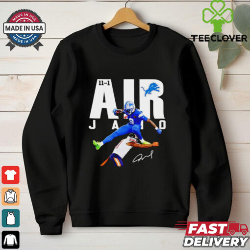 11 1 air Jamo Amon Ra St. Brown Detroit Lion shirt