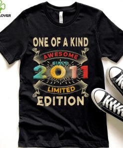 11 Years Old Gifts Awesome Since 2011 11th Birthday T Shirt